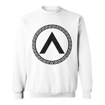 Sparta-Symbol Spartan Shield Lambda Laconia Sweatshirt - Geschenkecke