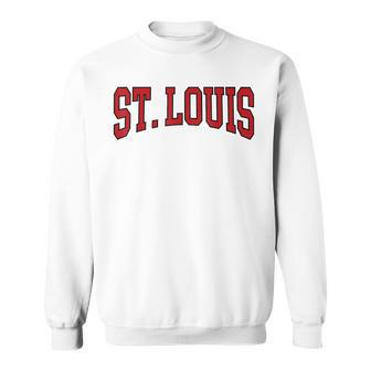 St Louis Text Sweatshirt - Monsterry