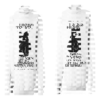 This Sucks Everything Sucks Cat Sweatshirt | Mazezy