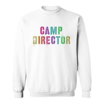 Summer Camp Director Family Campground Leader Sign Autograph Sweatshirt - Monsterry CA