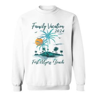 Summer Family Vacation 2024 Florida Fort Myers Beach Sweatshirt | Mazezy