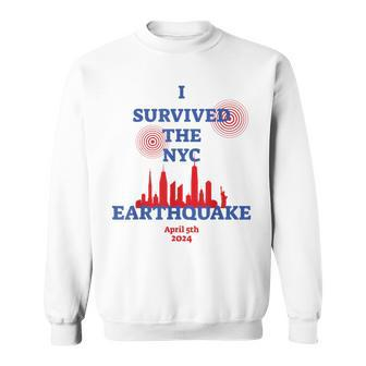 I Survived The Nyc Earthquake Sweatshirt | Mazezy