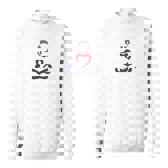 Sweater Unisexe Méditation Zen N°3, Col V, Style Relaxant - Cadeauxyz