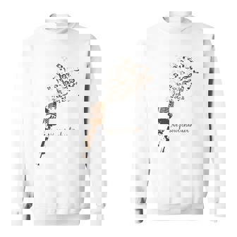 Sweater Unisexe Né Pour Chanter Design Musical Unique - Cadeauxyz