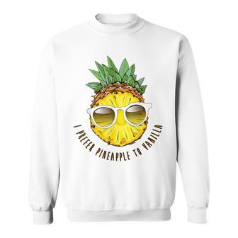 Swingers Lifestyle Prefer Pineapple To Vanilla Summer Sweatshirt - Monsterry