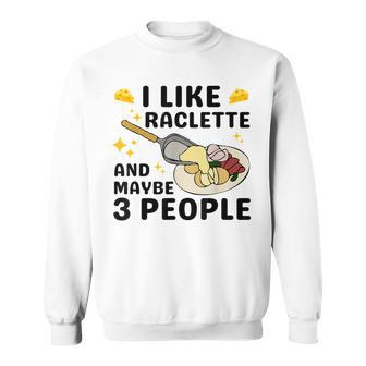 Swiss Cheese Raclette Sweatshirt | Mazezy