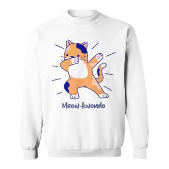 Taekwondo For Calico Cats Martial Arts Sweatshirt - Monsterry CA