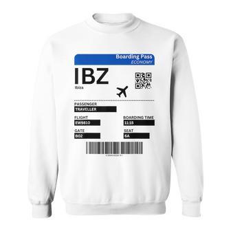Tarjeta De Embarque Ibiza Ibz Billete De Avión Ibiza Camisa de entrenamiento - Regaloses