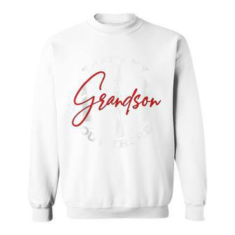 That's My Grandson Out There Baseball Grandpa Fathers Day Sweatshirt - Seseable