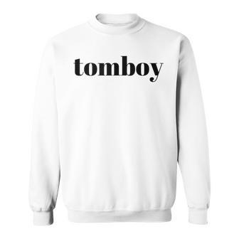 Tomboy Black Sweatshirt - Monsterry UK