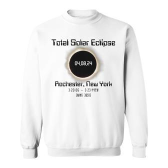 Total Solar Eclipse 2024 Rochester Ny April 8Th 2024 Sweatshirt | Mazezy