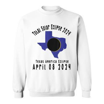 Total Solar Eclipse Texas 2024 Sweatshirt - Monsterry