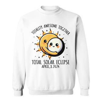 Totality Awesome 40824 Total Solar Eclipse 2024 Sweatshirt - Thegiftio UK