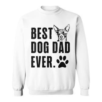 Toy Fox Terrier Daddy Dad Best Dog Dad Ever Men Sweatshirt - Monsterry CA