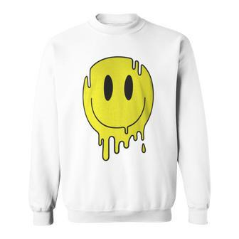Trippy Drippy Smile Face Sweatshirt - Monsterry