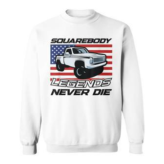 Truck Pickup 4X4 Pick Up Driver Legends Squarebody Sweatshirt - Monsterry AU