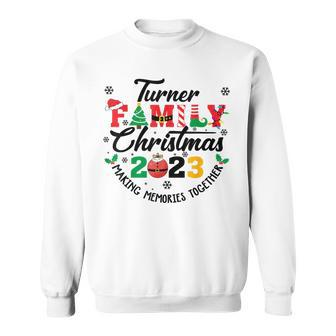 Turner Family Name Christmas Matching Surname Xmas Sweatshirt - Seseable