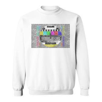 Tv Test Pattern Test Card Pal Ntsc Tv Test Pattern Sweatshirt - Monsterry AU