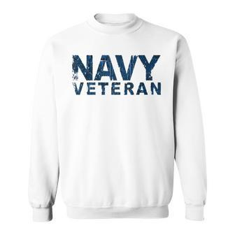 United States Navy Veteran Faded Grunge Sweatshirt - Monsterry DE