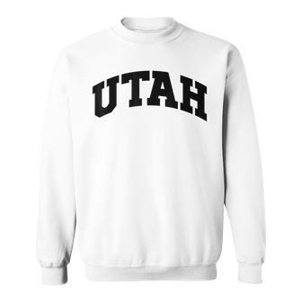 Utah College University Text Style Sweatshirt - Monsterry DE