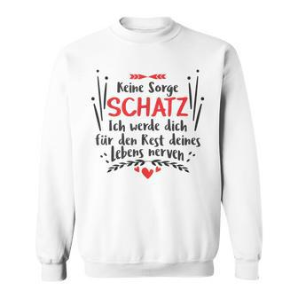 Valentine's Day Him Fun Slogan Sweatshirt - Seseable