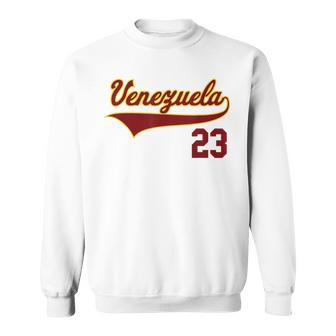 Venezuela Baseball Franela Vinotinto Beisbol 23 Sweatshirt - Monsterry AU