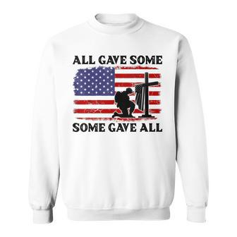 Veterans Day All Gave Some Some Gave All Memorial Day Sweatshirt - Seseable