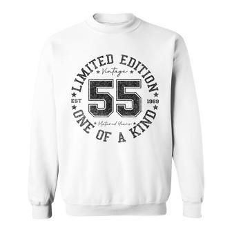 Vintage 1969 One Of A Kind 55Th Birthday 55 Year Old Sweatshirt | Mazezy