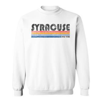 Vintage 1980S Style Syracuse New York Sweatshirt - Monsterry AU