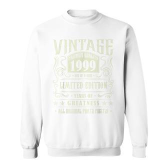 Vintage 1999 T For Retro 1999 Birthday Sweatshirt - Monsterry CA