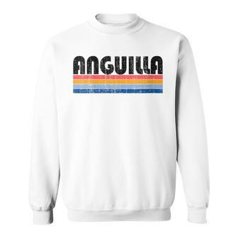Vintage 70S 80S Style Anguilla Sweatshirt - Monsterry