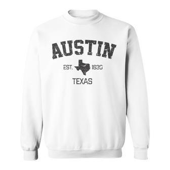 Vintage Austin Texas Est 1839 Sweatshirt - Monsterry DE