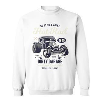Vintage Car Garage For Hot Rod Car Lovers Sweatshirt - Monsterry DE