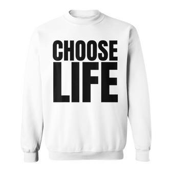 Vintage Choose Life 80S Self Awareness Best Habits Sweatshirt - Thegiftio UK