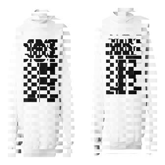 Vintage Choose Life Les Meilleures Habitudes De Conscience De Soi Des Années 80 Sweater e - Cadeauxyz