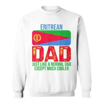 Vintage Eritrean Dad Eritrea Flag For Father's Day Sweatshirt - Monsterry AU