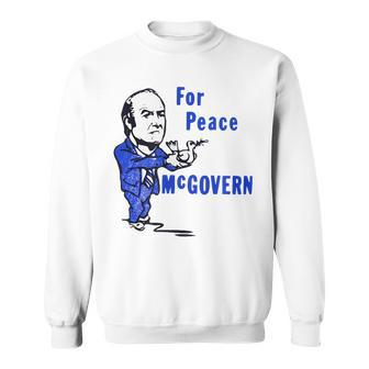 Vintage George Mcgovern For Peace Vote Mcgovern Sweatshirt - Monsterry