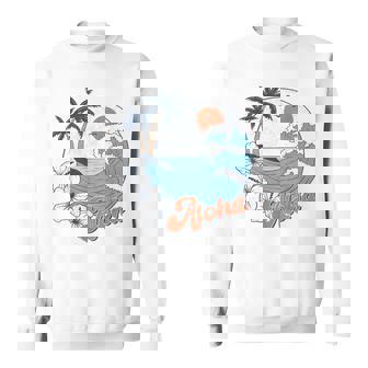 Vintage Hawaii Aloha State Hawaiian Beach Surfing Surf Sweatshirt | Seseable CA