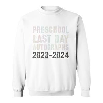 Vintage Pre-School Autographs 2024 Last Day Sign My Sweatshirt - Monsterry AU