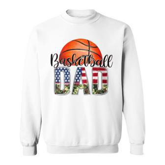 Vintage Proud Basketball Dad Fathers Day Basketball Player Sweatshirt - Thegiftio UK