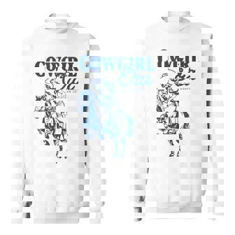 Vintage Retro Cowgirl Era We The Babes Western Co Sweatshirt - Thegiftio