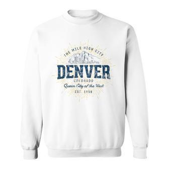 Vintage Retro Style Denver Sweatshirt - Monsterry AU