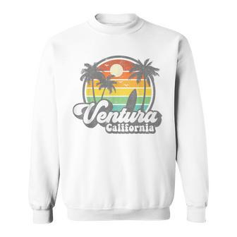 Vintage Ventura Beach California Ca Surfing Retro Surf Sweatshirt - Monsterry UK