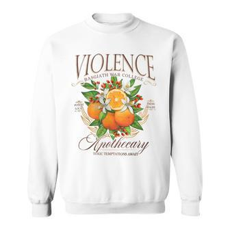 Violet Apothecary Basgiath War College Fourth Wing Bookish Sweatshirt - Seseable