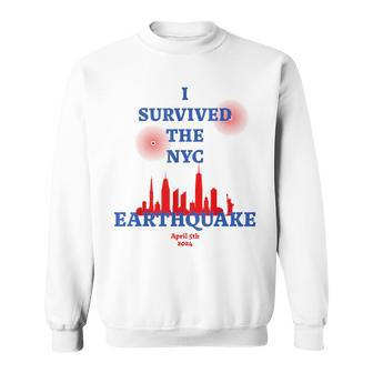 Viral I Survived The Nyc Earthquake Sweatshirt | Mazezy