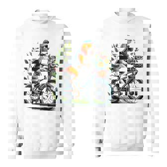 Walker Treeing Dog Coonhound Riding A Bicycle Cycling Sweatshirt - Thegiftio