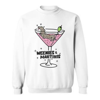 Weenies And Martinis Weenies And Martinis Women Sweatshirt - Monsterry