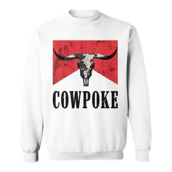 Western Cowpoke I'm Just A Cowpoke In The Big Rodeo Retro Sweatshirt - Thegiftio UK