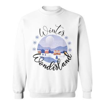 Winter Wonderland Pretty Snow Landscape Sweatshirt - Monsterry UK