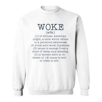 Woke Protest Equality Human Rights Black Lives Matter Stay Sweatshirt - Monsterry DE